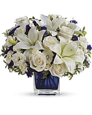 Sapphire Skies Flower Bouquet