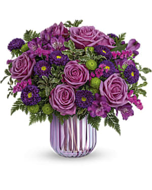 Luxurious Purple Flower Bouquet