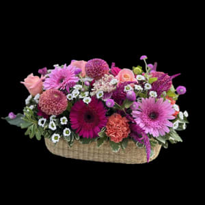 Splendid Floral Basket Flower Bouquet