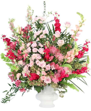 Uplifting Harmonies Pedestal Arrangement Flower Bouquet