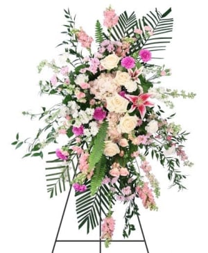 Graceful Legacy Standing Spray Flower Bouquet