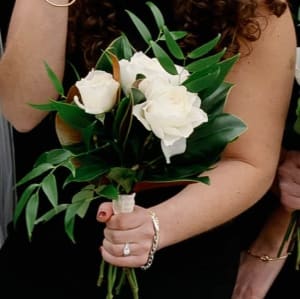 3 Rose Handtied Bouquet Flower Bouquet