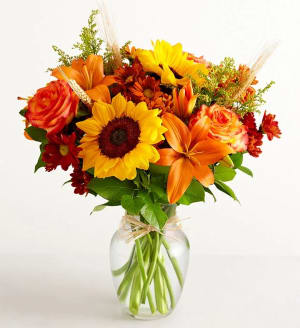 Fields of Europe for Fall Flower Bouquet