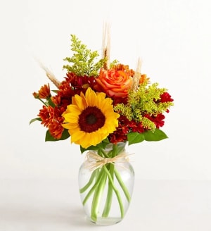 Fields of Europe for Fall Flower Bouquet