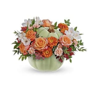 Whimsy Pumpkin Flower Bouquet
