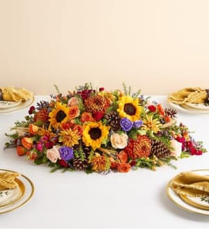 Crisp Fall™ Centerpiece Flower Bouquet