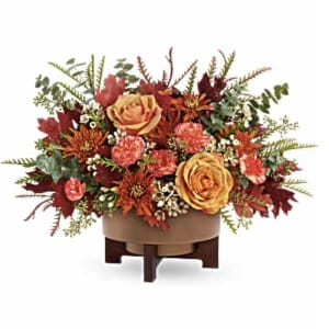 Modern Copper Centerpiece