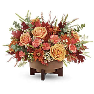 Modern Copper Centerpiece