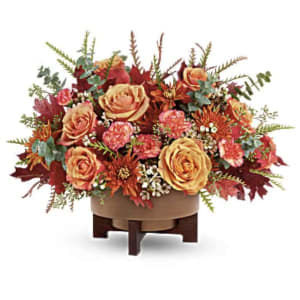 Modern Copper Centerpiece