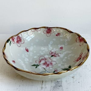 Floral Serving Plate