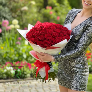Fifty Rose Bouquet