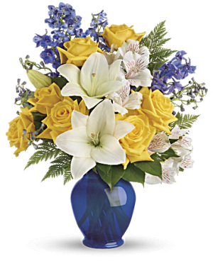 Oceanside Garden Flower Bouquet