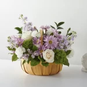 Gentle Lavender Remembrance Basket