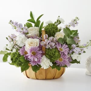 Gentle Lavender Remembrance Basket