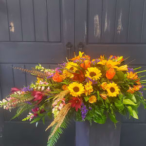 Harvest Time Casket Spray Flower Bouquet