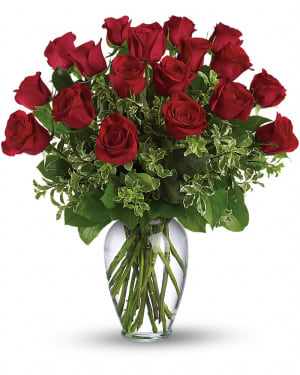 Always on My Mind - Long Stemmed Red Roses Flower Bouquet