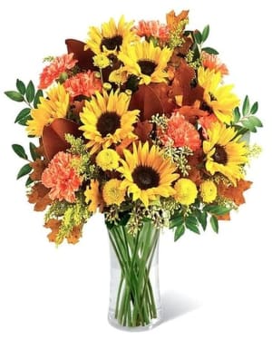 Autumns Hearty Harvest Flower Bouquet