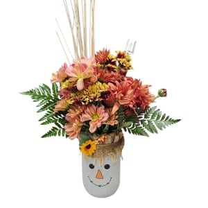 Scarecrows Harvest Flower Bouquet