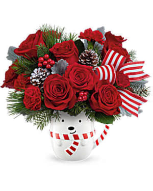 Teleflora's Send a Hug Beary Wish Bouquet Flower Arrangement Teleflora's Send a Hug Beary Wish Bouquet Flower Bouquet
