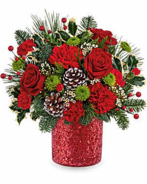 Teleflora's Crimson Wishes Bouquet Flower Arrangement Teleflora's Crimson Wishes Bouquet Flower Bouquet
