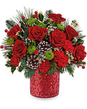 Teleflora's Crimson Wishes Bouquet Flower Arrangement Teleflora's Crimson Wishes Bouquet Flower Bouquet
