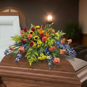Wildflower Casket Spray