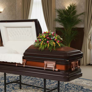 In Loving Memory Casket Spray