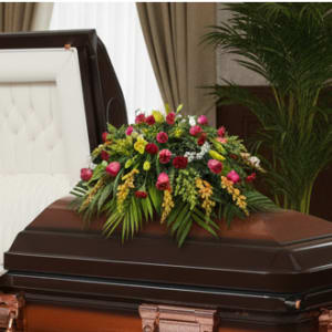 In Loving Memory Casket Spray