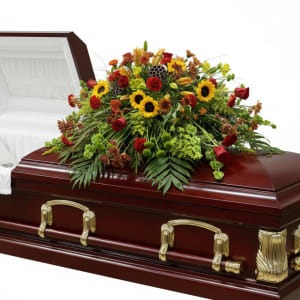 Radiant Melody Casket Spray