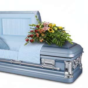 Symphony of Hues Casket Spray