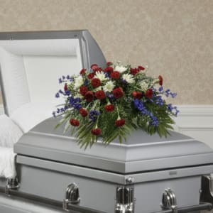 Honorable Dedication Casket Spray