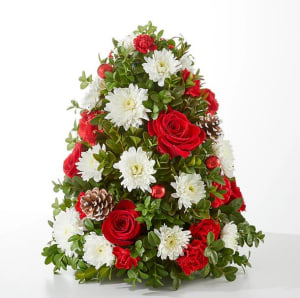 Flowering Holiday Tree Flower Bouquet