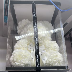 Rose Bear With Lights