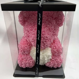 Rose Bear With Lights