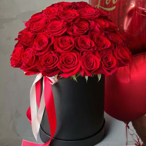 Luxury Pink Box Flower Bouquet