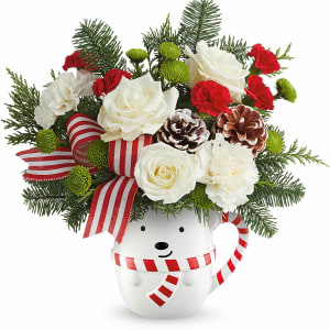 Send A Bear Hugs & Wishes Bouquet Flower Bouquet