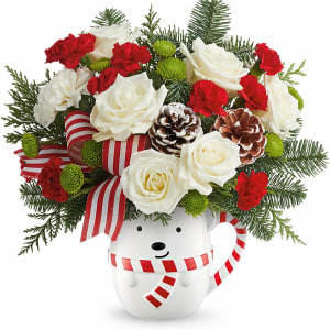 Send A Bear Hugs & Wishes Bouquet Flower Bouquet