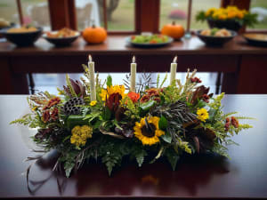 Fall Centerpiece Flower Bouquet
