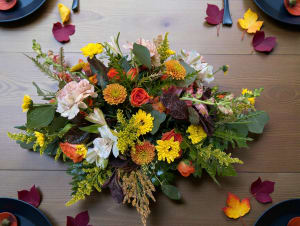 Fall Centerpiece Flower Bouquet