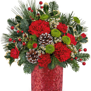 Crimson Wishes Flower Bouquet