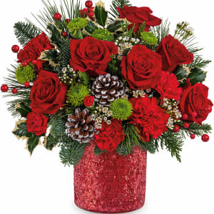 Crimson Wishes Flower Bouquet