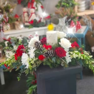 Sparkle of Christmas Candle Centerpiece