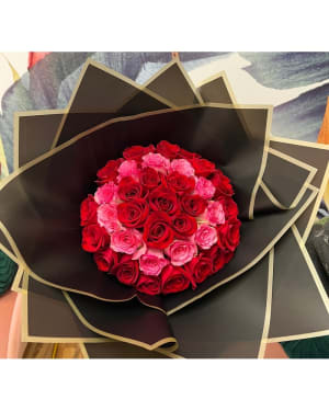 Romantic Rose Medley Bouquet Flower Bouquet