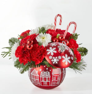 Cheer in the Air Ornament Flower Bouquet