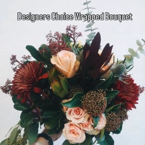 Designer Choice Christmas Wrapped Bouquet Flower Bouquet