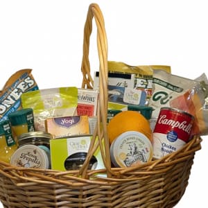 Warmth & Wellness Recovery Basket Flower Bouquet