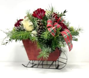 Dashing Through the Snow Flower Bouquet