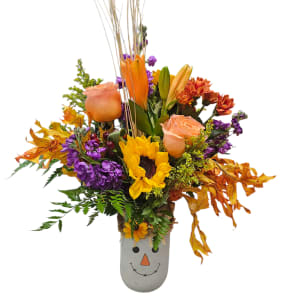 Scarecrows Harvest Flower Bouquet