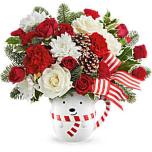 Teleflora's Send a Hug® Cozy Cub Wish Bouquet Flower Bouquet