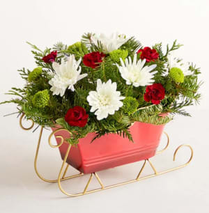 Dashing Through The Snow Flower Bouquet